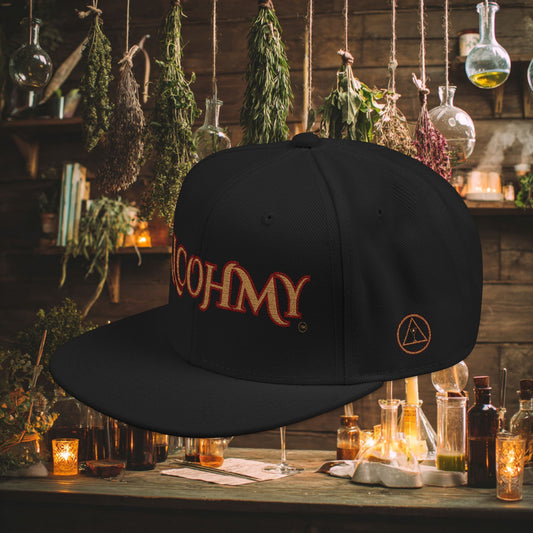 Alcohmist Snapback, Black, AltStyL - Alcohol & Alchemy - Bartender, Mixologist, Alchemist