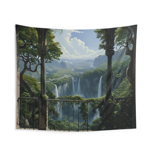 Wall Tapestries - Elven Balcony - View of Waterfalls