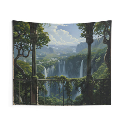 Wall Tapestries - Elven Balcony - View of Waterfalls